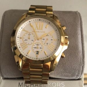 Michael Kors Oversize Bradshaw White Dial
